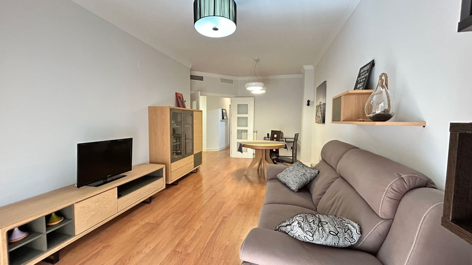 Sala de estar de Piso en venta en  Albacete Capital con Aire acondicionado, Calefacción y Balcón