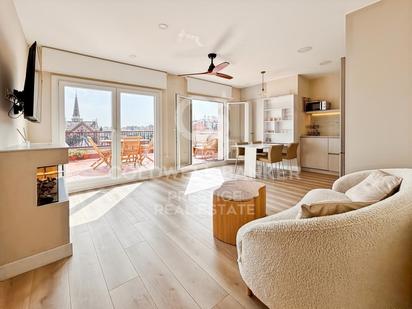 Living room of Attic to rent in  Barcelona Capital  with Terrace