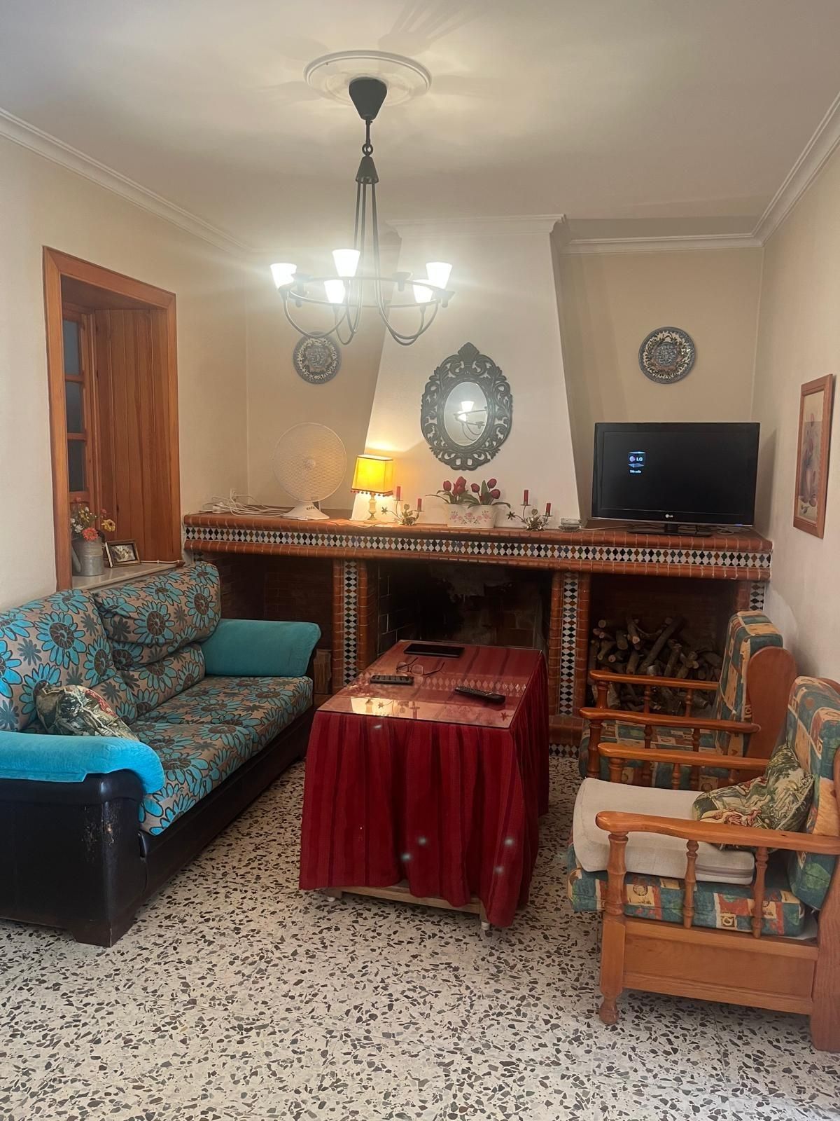 Living room of House or chalet for sale in Villalba del Alcor  with Terrace, Swimming Pool and Balcony