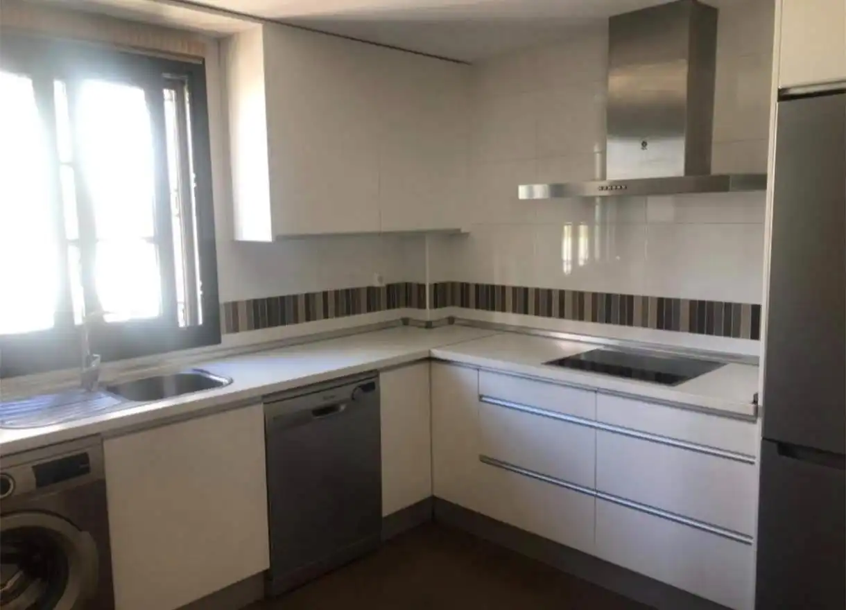 Cuina de Casa o xalet de lloguer en Málaga amb Aire condicionat