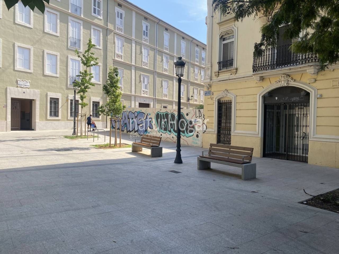 Exterior view of Flat to rent in  Valencia Capital  with Furnished and Balcony