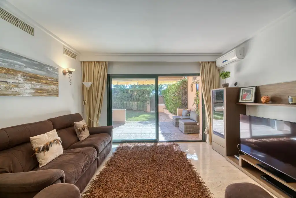 Living room of Apartments for sale in Calvià  with Air Conditioner, Private garden and Terrace