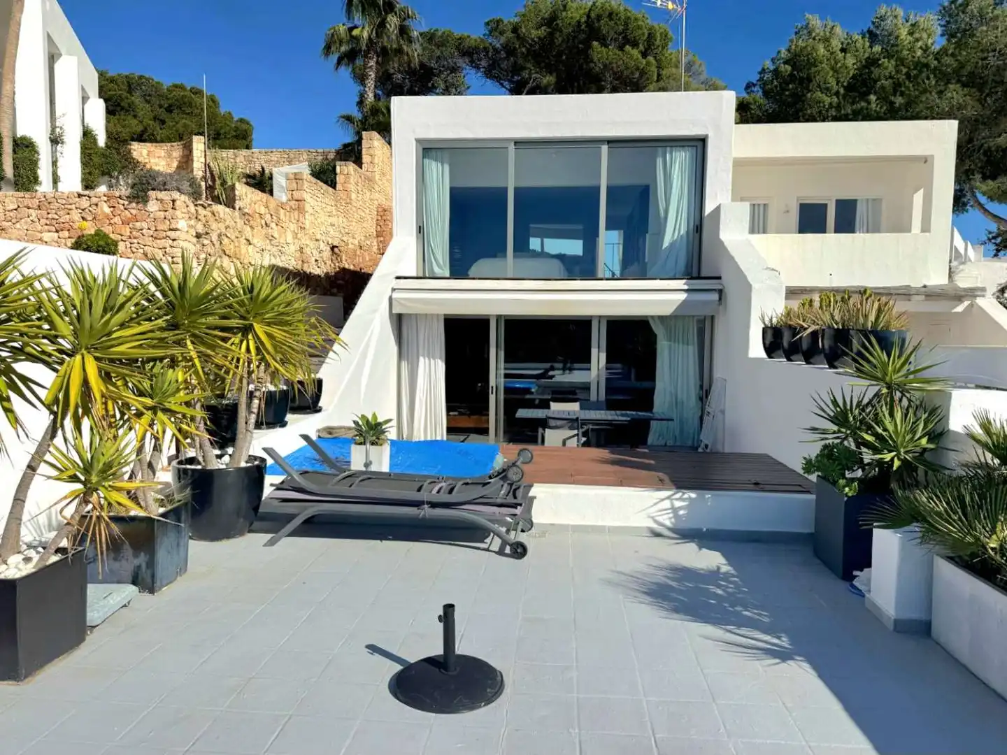 Terrace of Duplexes for rent in Santa Eulària des Riu  with Air Conditioner, Heating and Terrace