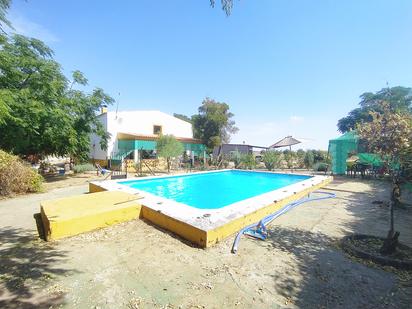 Swimming pool of Country house for sale in Valverde de Mérida  with Air Conditioner and Swimming Pool