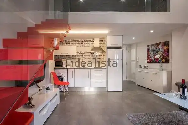 Kitchen of Duplexes for rent in Granada  with Air Conditioner, Furnished and Washing machine