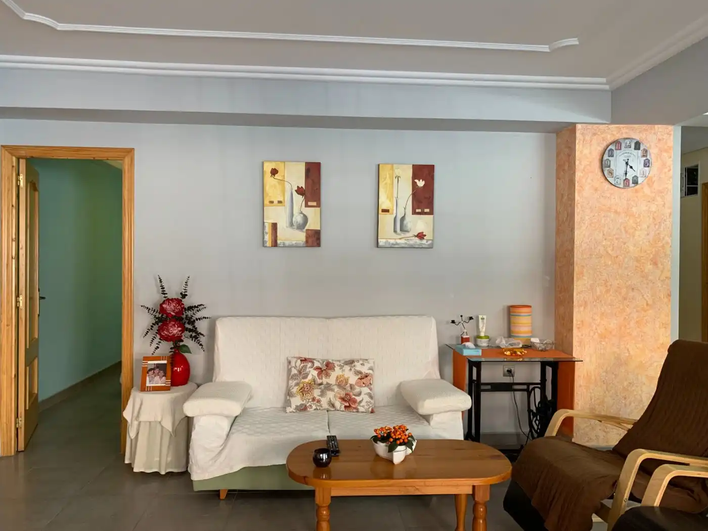Wohnzimmer von Erdgeschoss zum Verkauf in Valencia mit Terrasse, Abstellraum und Möbliert