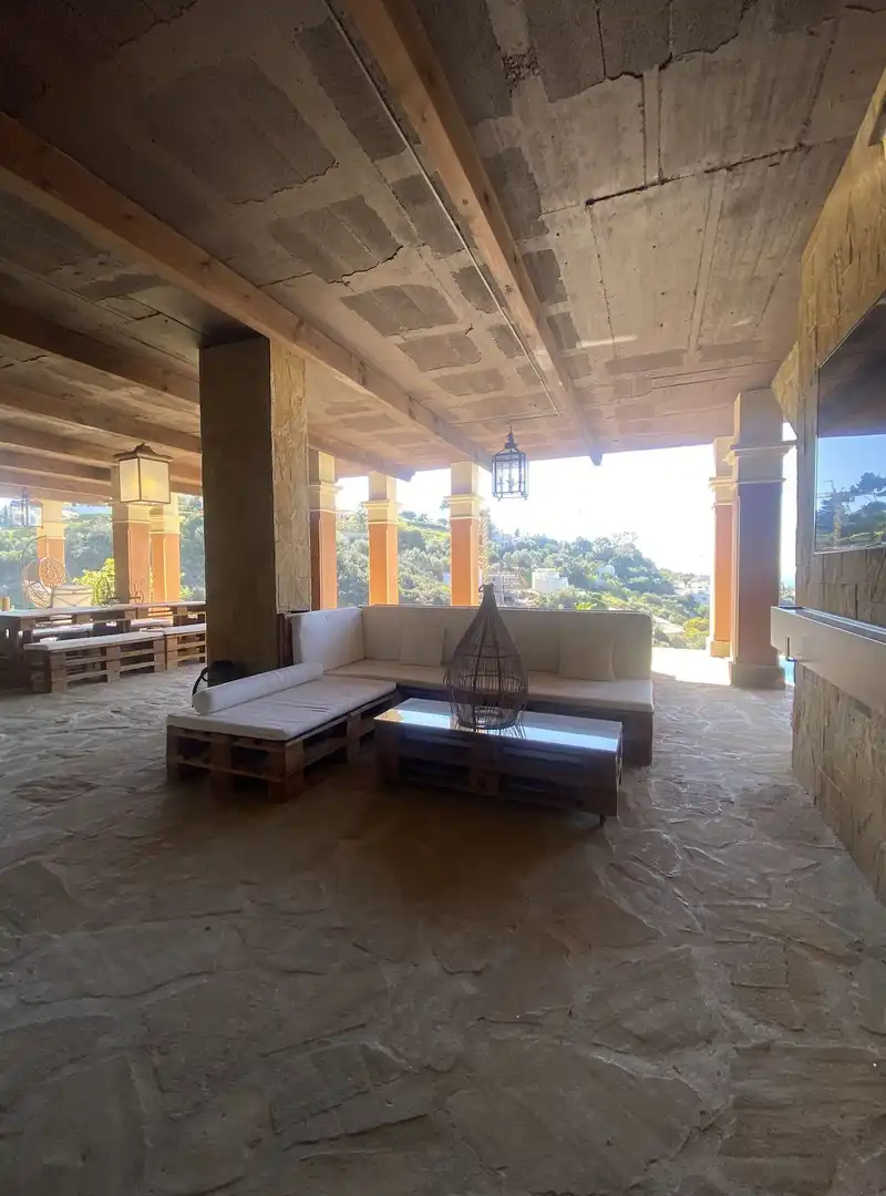 Terrassa de Casa o xalet de lloguer en Marbella amb Aire condicionat, Jardí privat i Terrassa