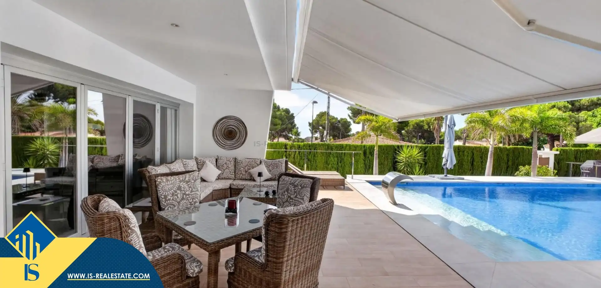 Terrassa de Casa o xalet en venda en Pilar de la Horadada amb Terrassa, Piscina i Moblat