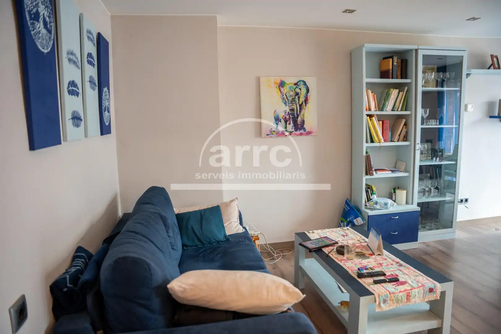 Wohnzimmer von Wohnung zum Verkauf in Teià mit Klimaanlage, Terrasse und Balkon