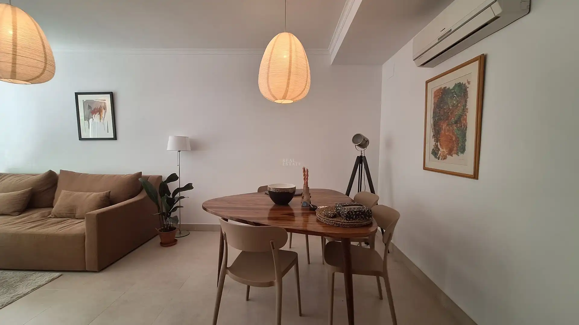 Dining room of Flat for sale in Jávea / Xàbia  with Air Conditioner, Terrace and Swimming Pool