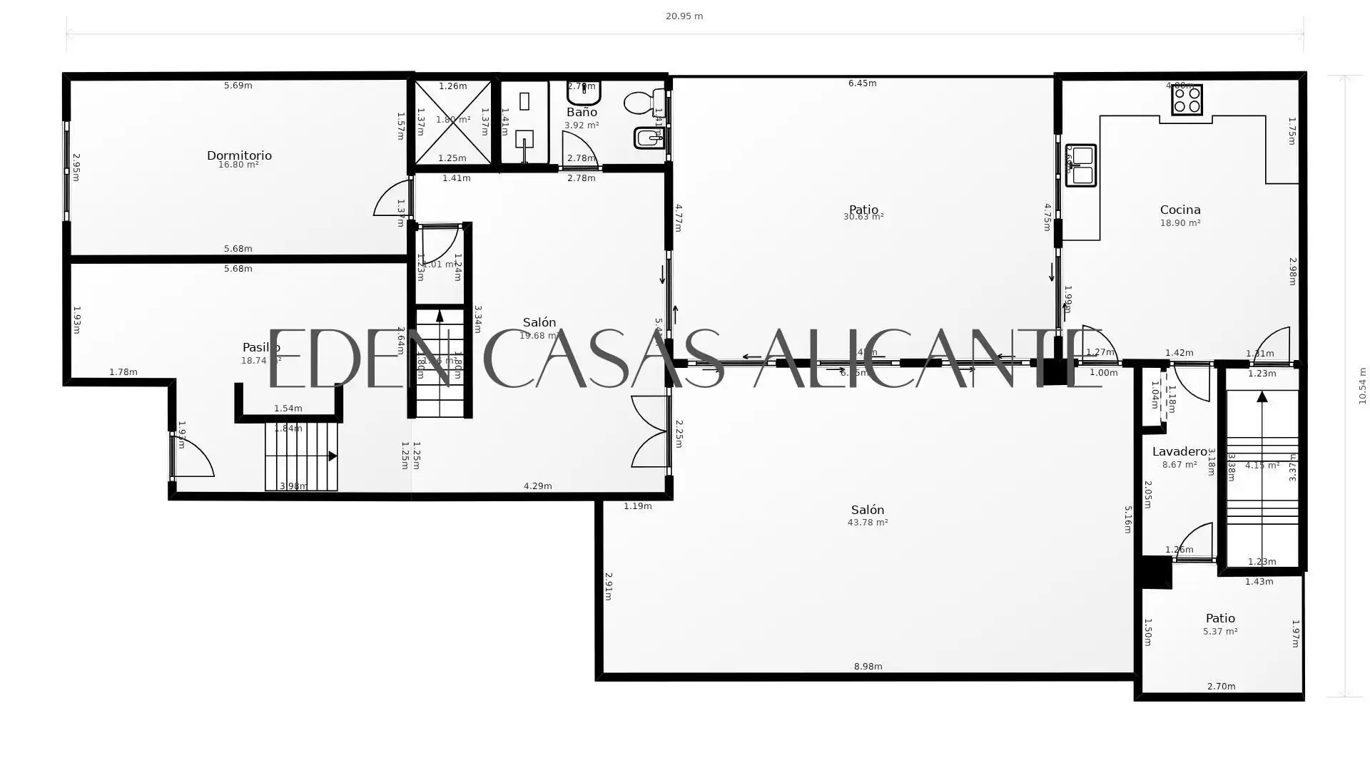 Casa adosada en venda en San Vicente del Raspeig / Sant Vicent del Raspeig amb Aire condicionat, Jardí privat i Parquet