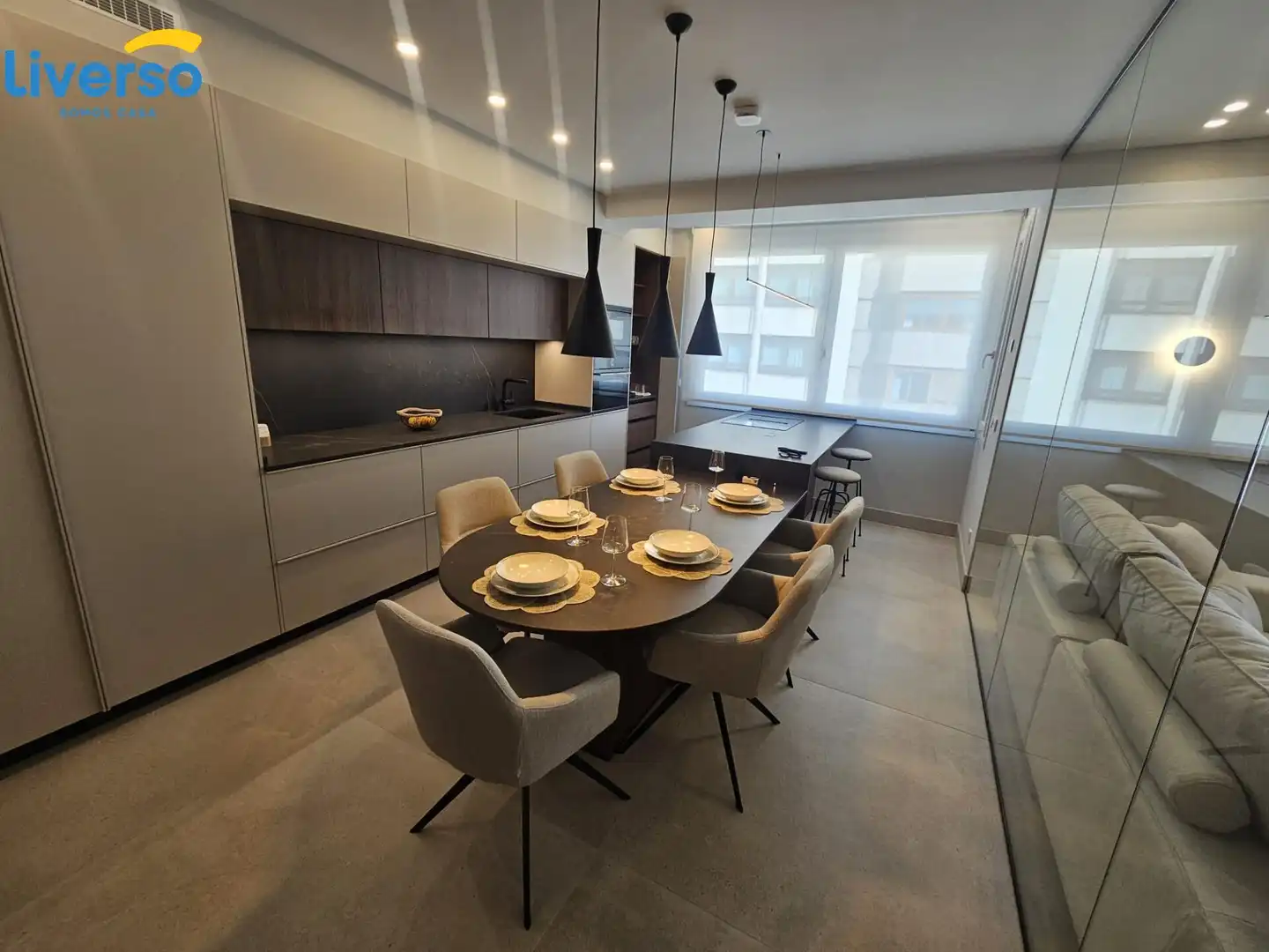 Dining room of Flat for rent in Burgos  with Heating, Storage room and Furnished