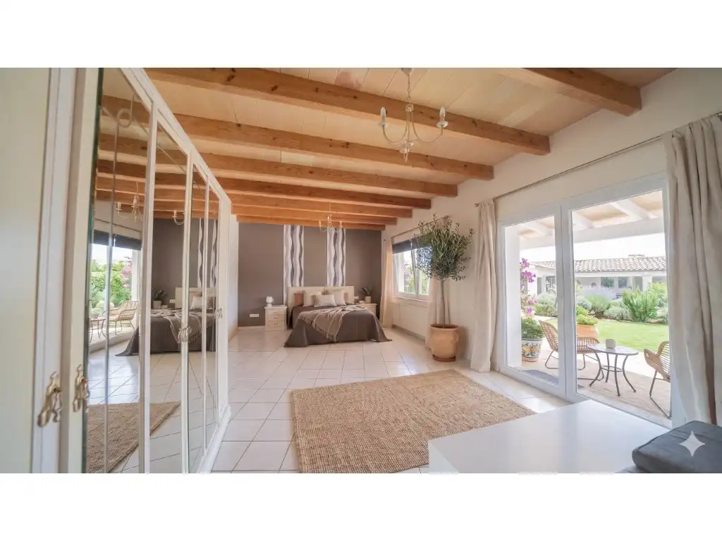 Schlafzimmer von Haus oder Chalet zum Verkauf in Llucmajor mit Klimaanlage, Privatgarten und Terrasse