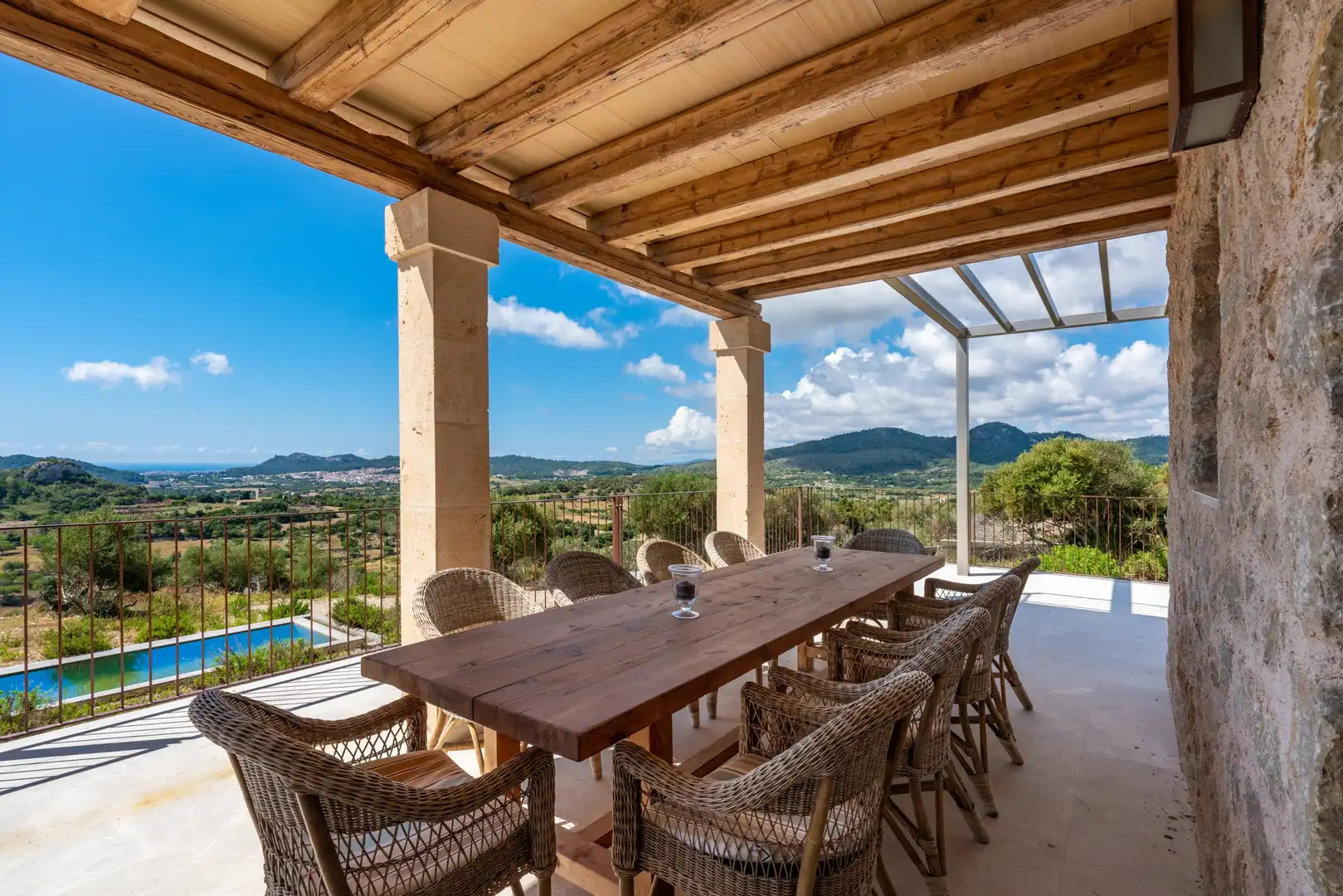 Terrasse von Country house zum Verkauf in Son Servera mit Klimaanlage, Heizung und Terrasse