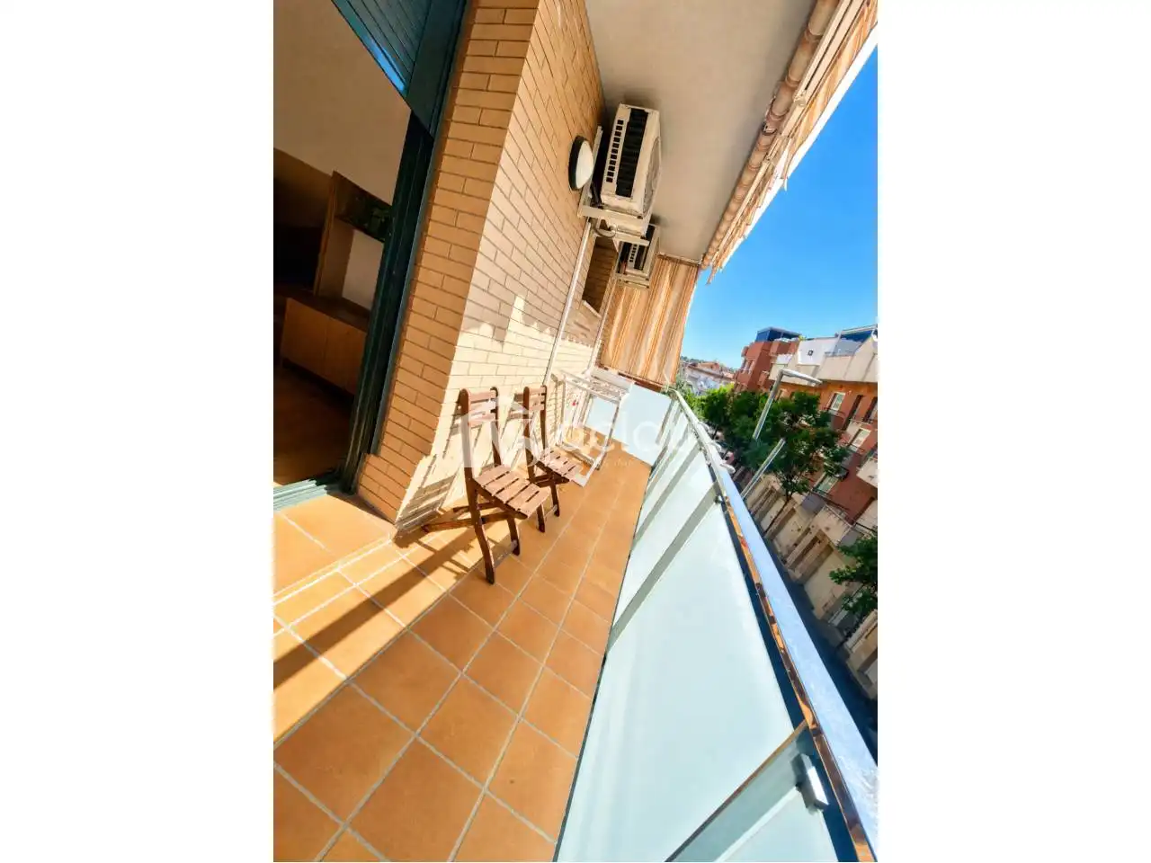 Terrasse von Wohnung zum Verkauf in Olesa de Montserrat mit Klimaanlage, Heizung und Parkett