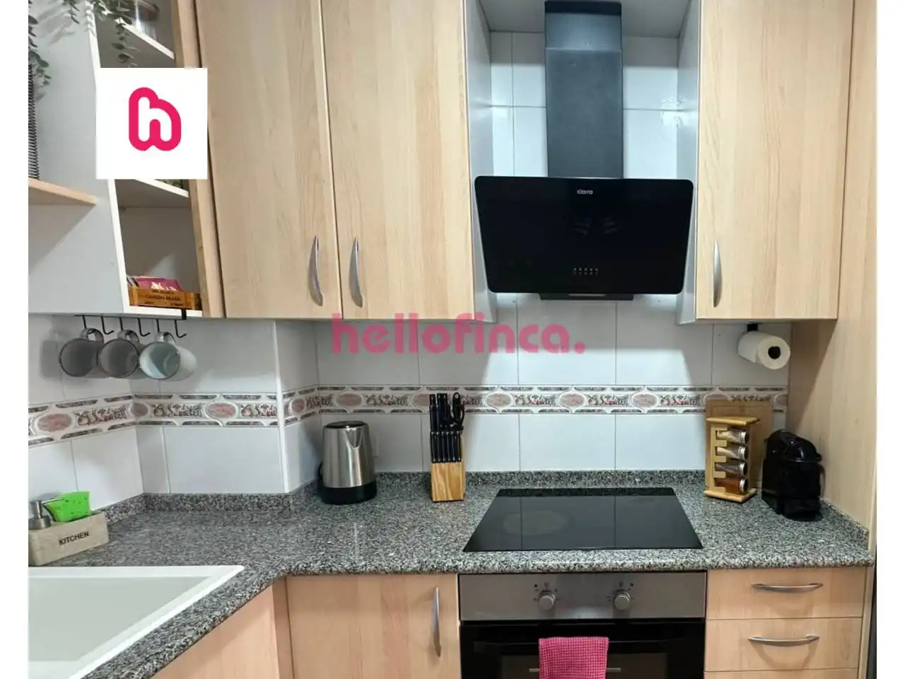 Kitchen of Flat for sale in Sant Celoni  with Air Conditioner, Heating and Parquet flooring