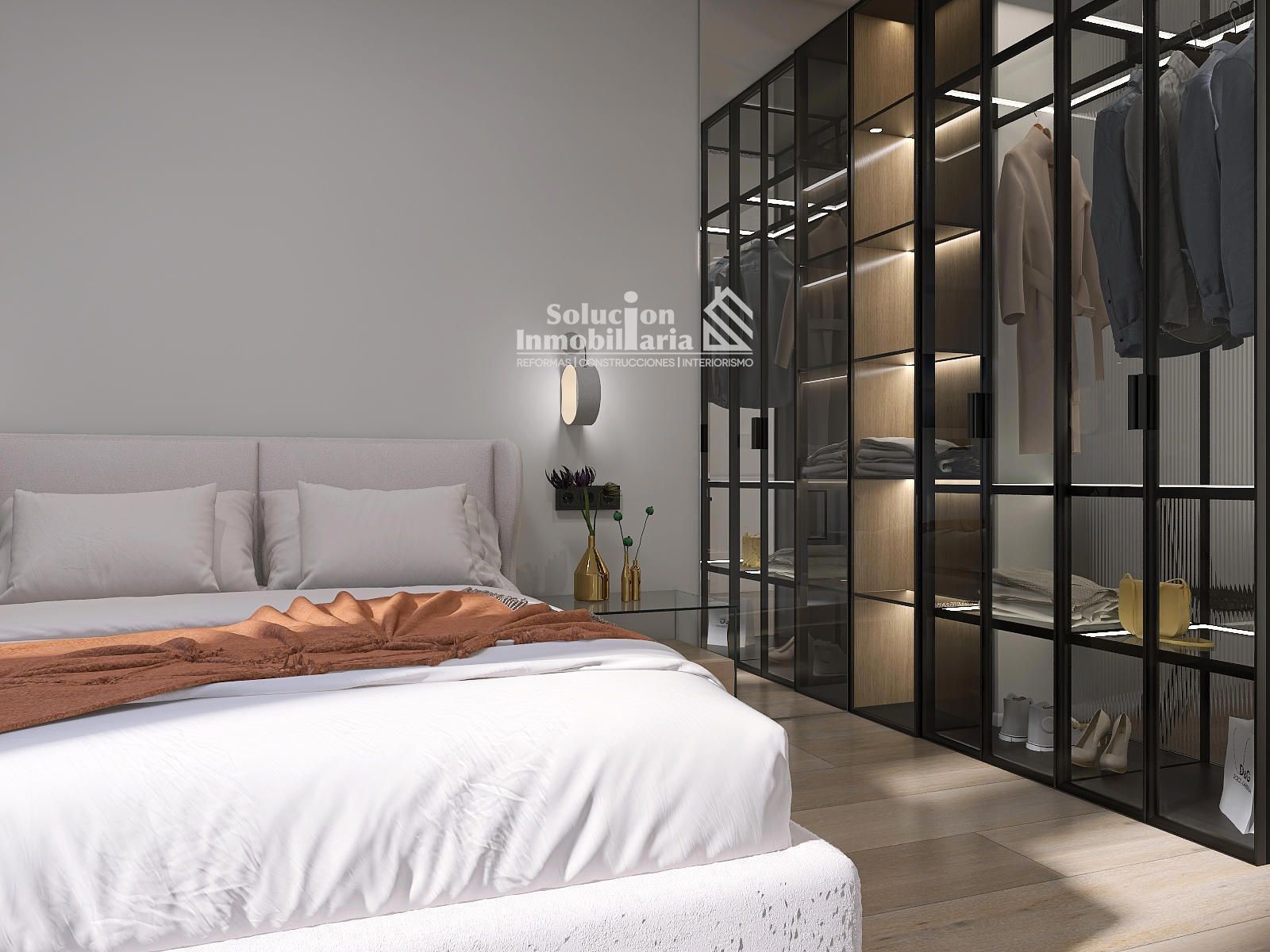 Dormitori de Apartament en venda en Salamanca Capital amb Aire condicionat, Calefacció i Moblat