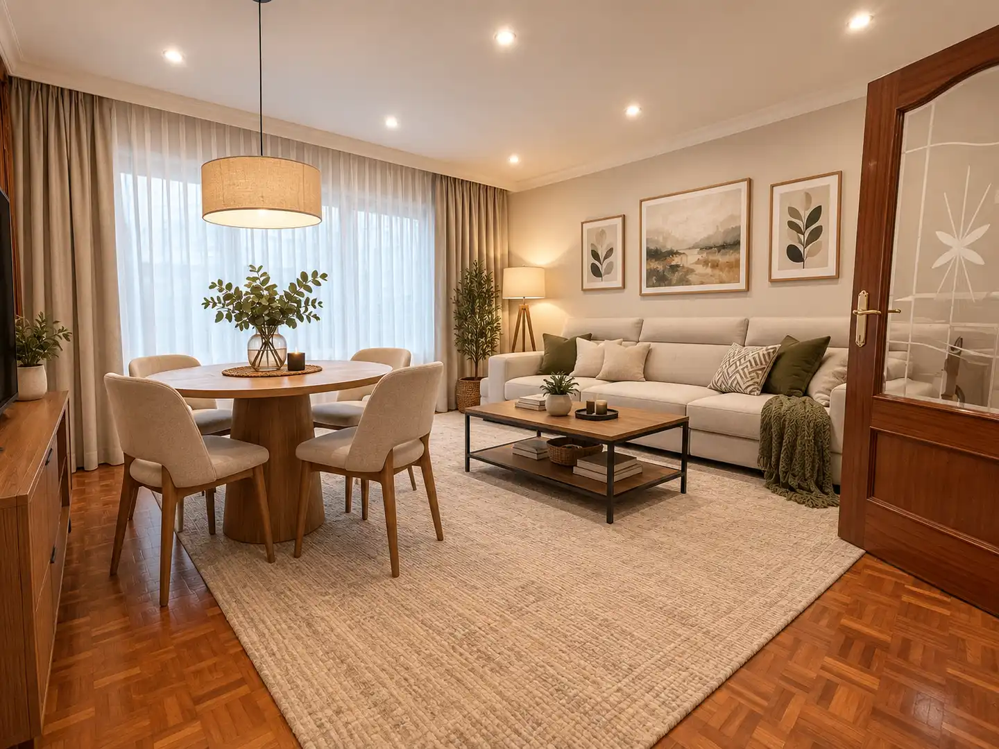 Sala de estar de Piso en venta en Begoña - Santutxu