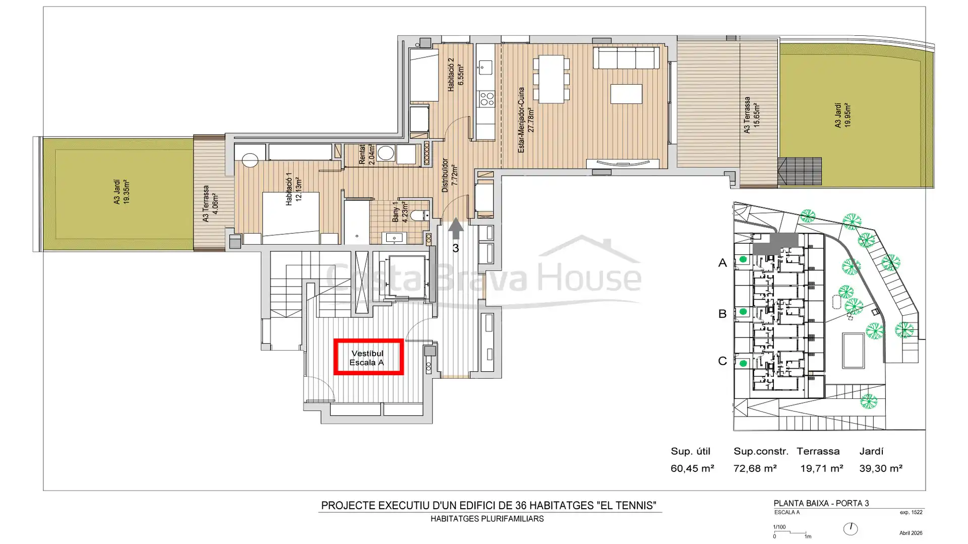 Appartement compact avec piscine à vendre à Carrer del Pirineu, imagen 13