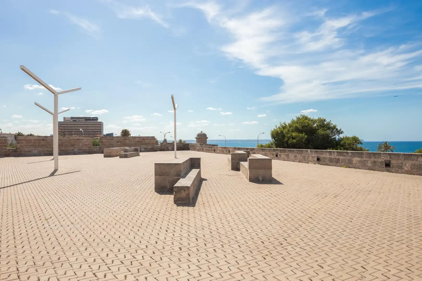 Terrasse von Wohnungen zur Miete in  Palma de Mallorca mit Klimaanlage, Heizung und Parkett