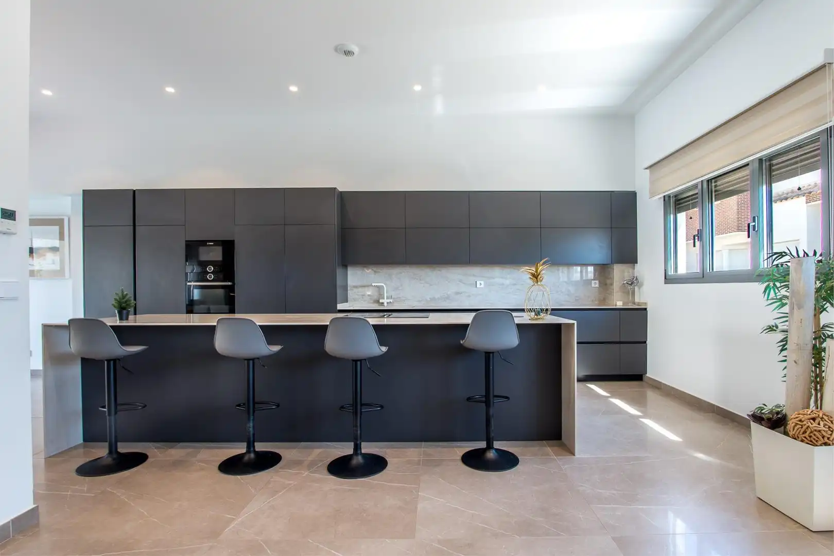 Cocina de Casa o chalet en venta en Murcia con Aire acondicionado, Calefacción y Jardín privado