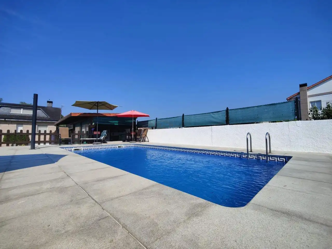 Swimming pool of Houses for sale in Ourense Capital   with Heating, Private garden and Swimming Pool