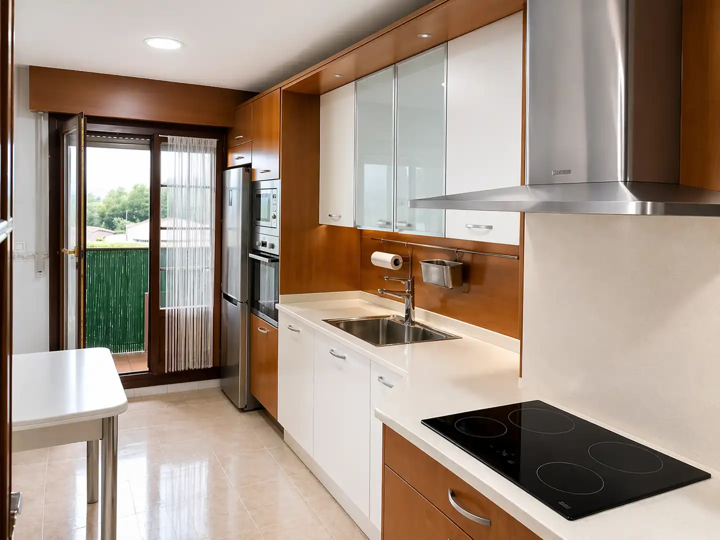 Cuina de Pis de lloguer en Santa María de Cayón amb Calefacció, Terrassa i Traster