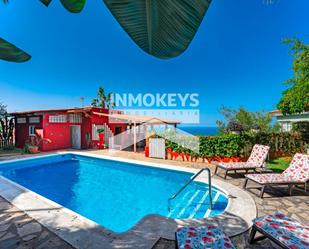 Exterior view of House or chalet for sale in El Sauzal  with Private garden, Terrace and Swimming Pool