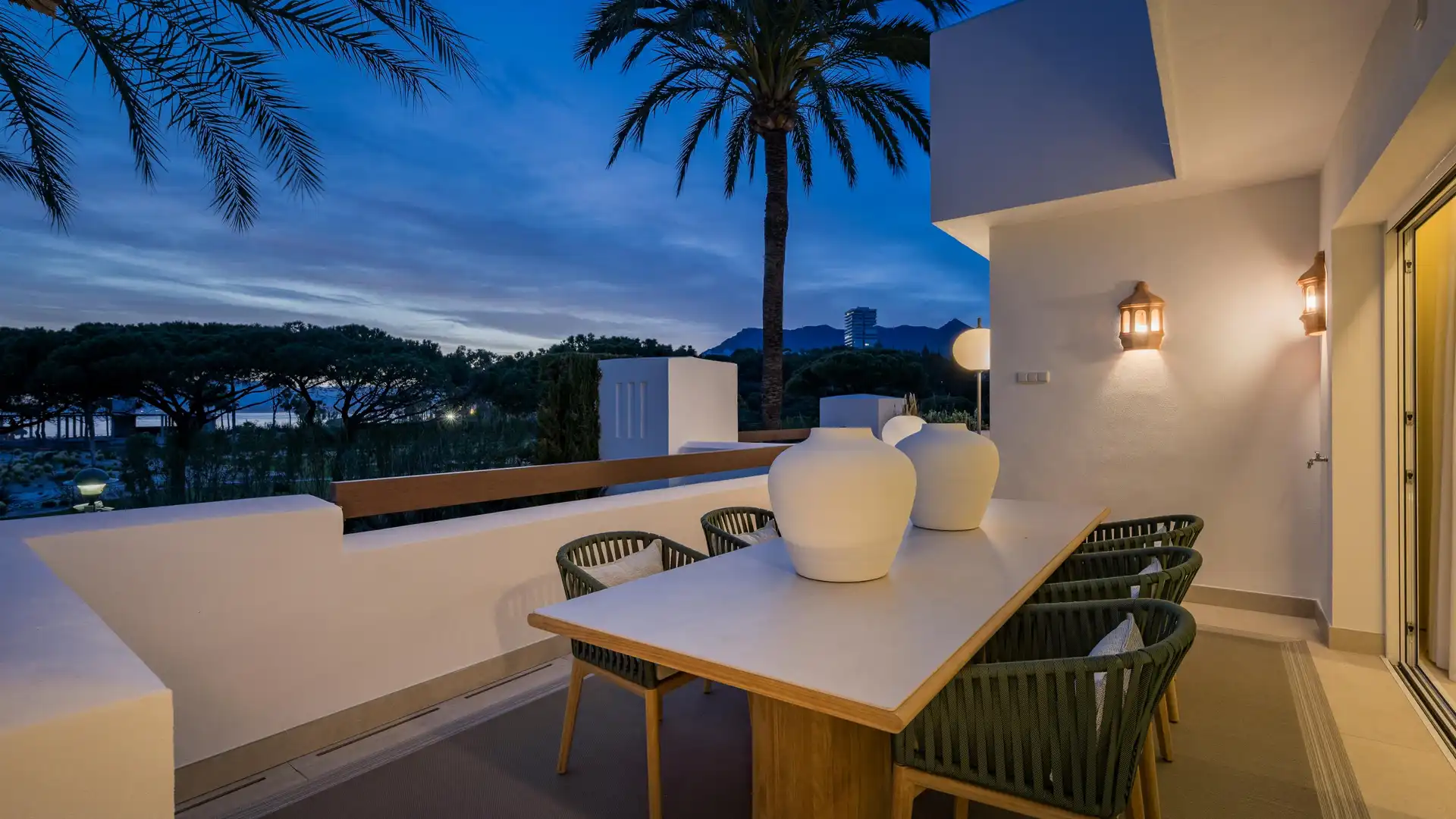 Terrace of Apartments for sale in Marbella  with Air Conditioner, Heating and Alarm