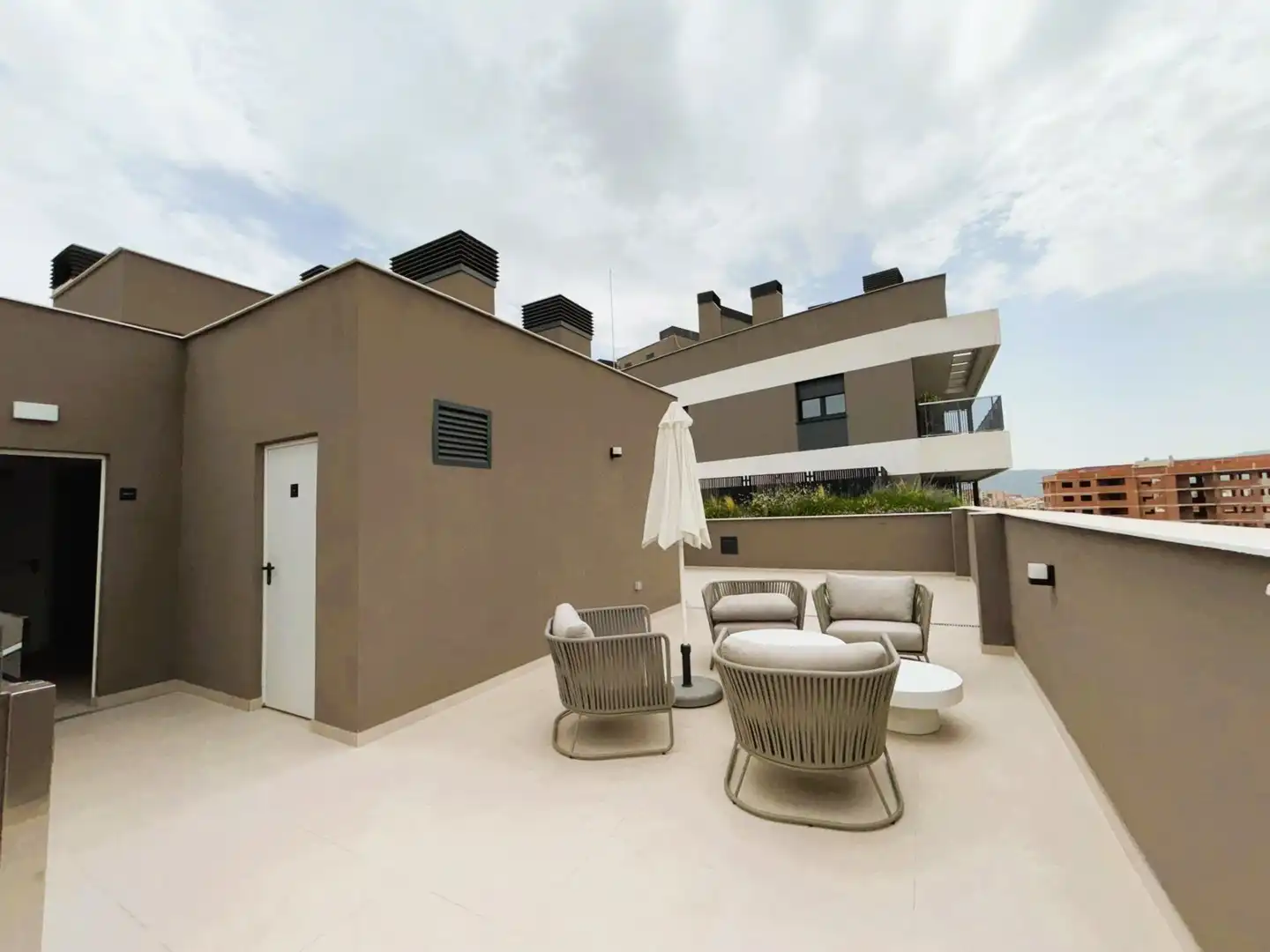 Terraza de Piso de alquiler en Murcia con Aire acondicionado, Calefacción y Terraza