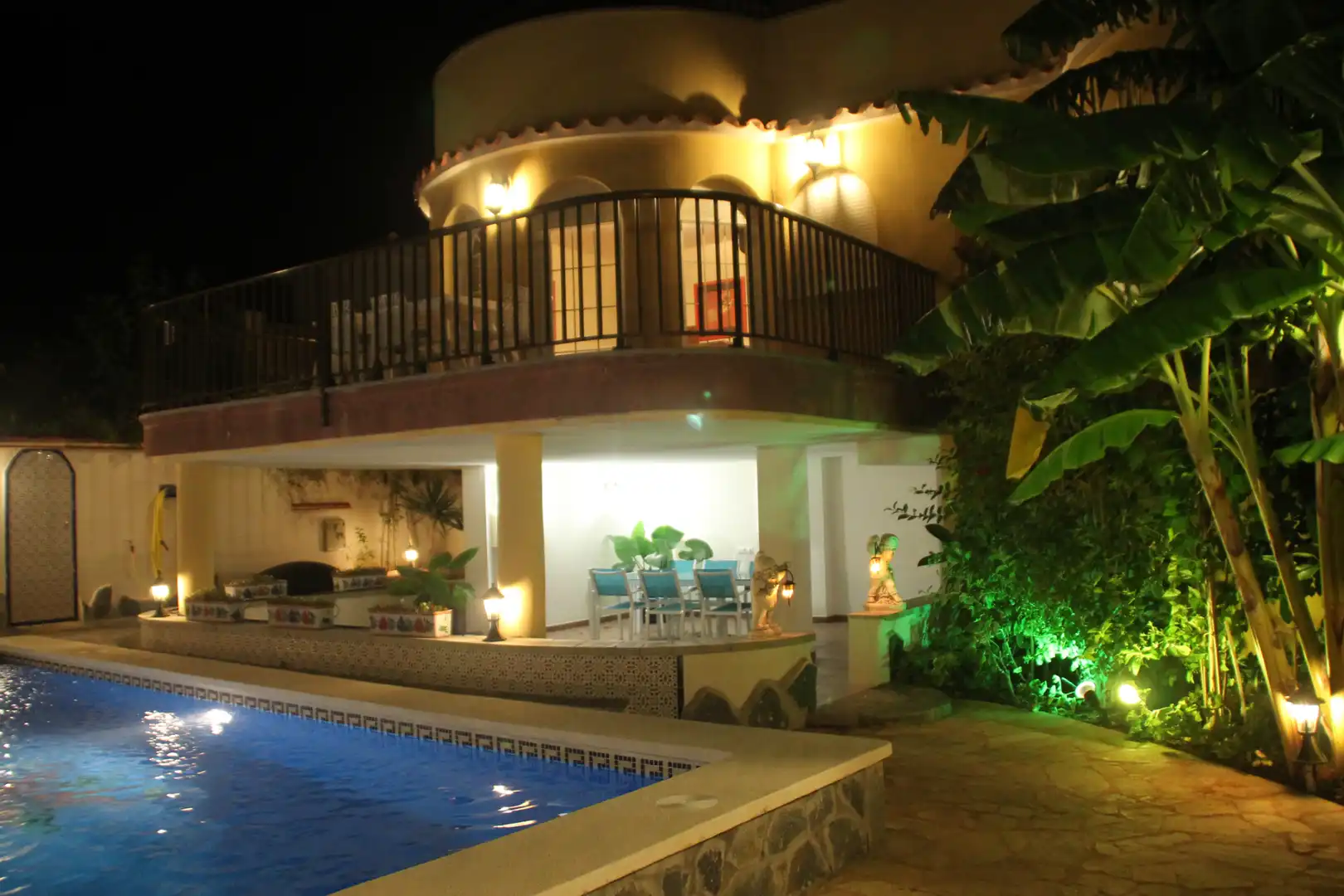 Piscina de Casa o xalet de lloguer en Peñíscola / Peníscola amb Aire condicionat, Calefacció i Jardí privat