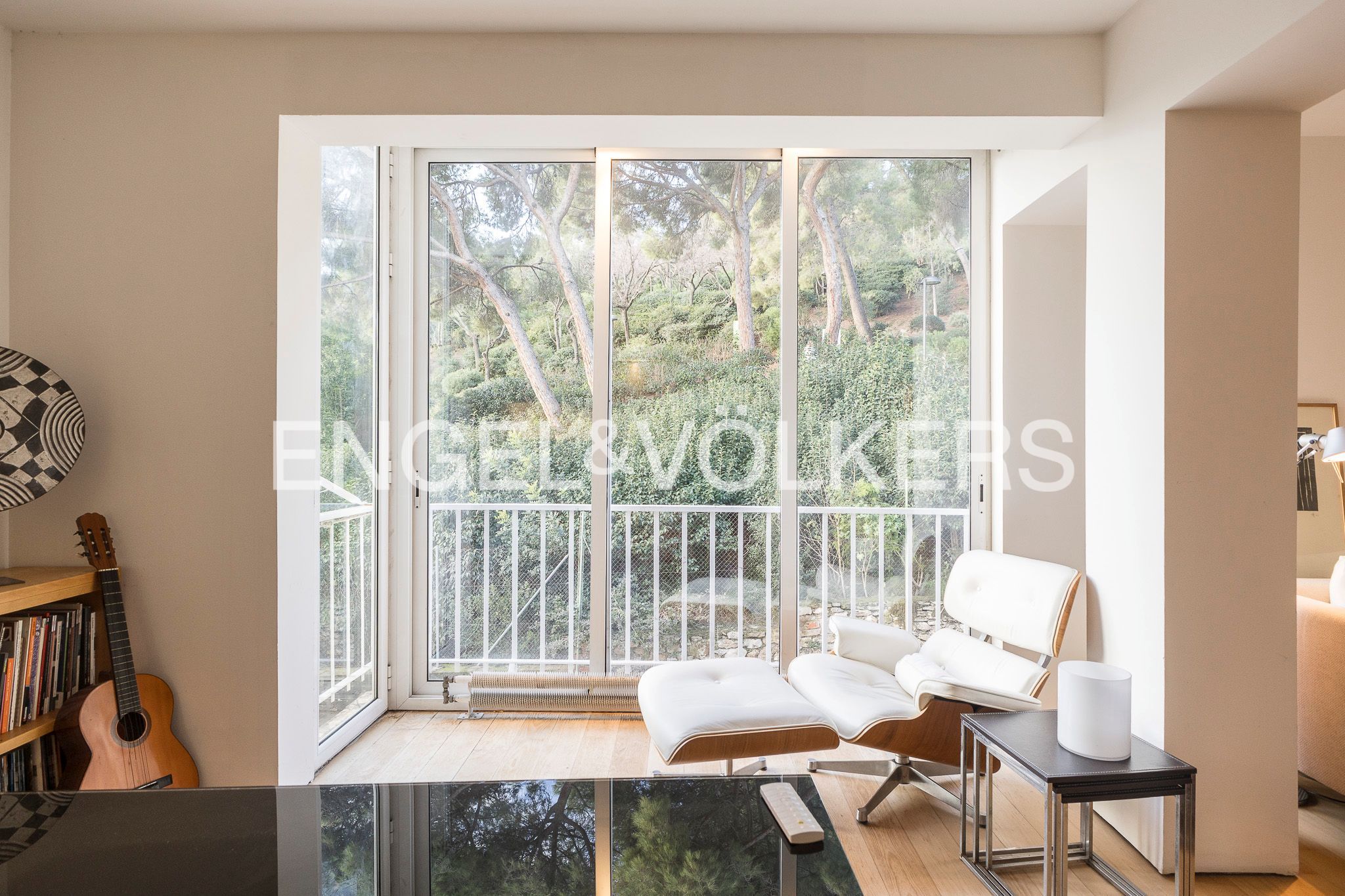 Balcony of Flat to rent in  Barcelona Capital  with Heating, Parquet flooring and Furnished