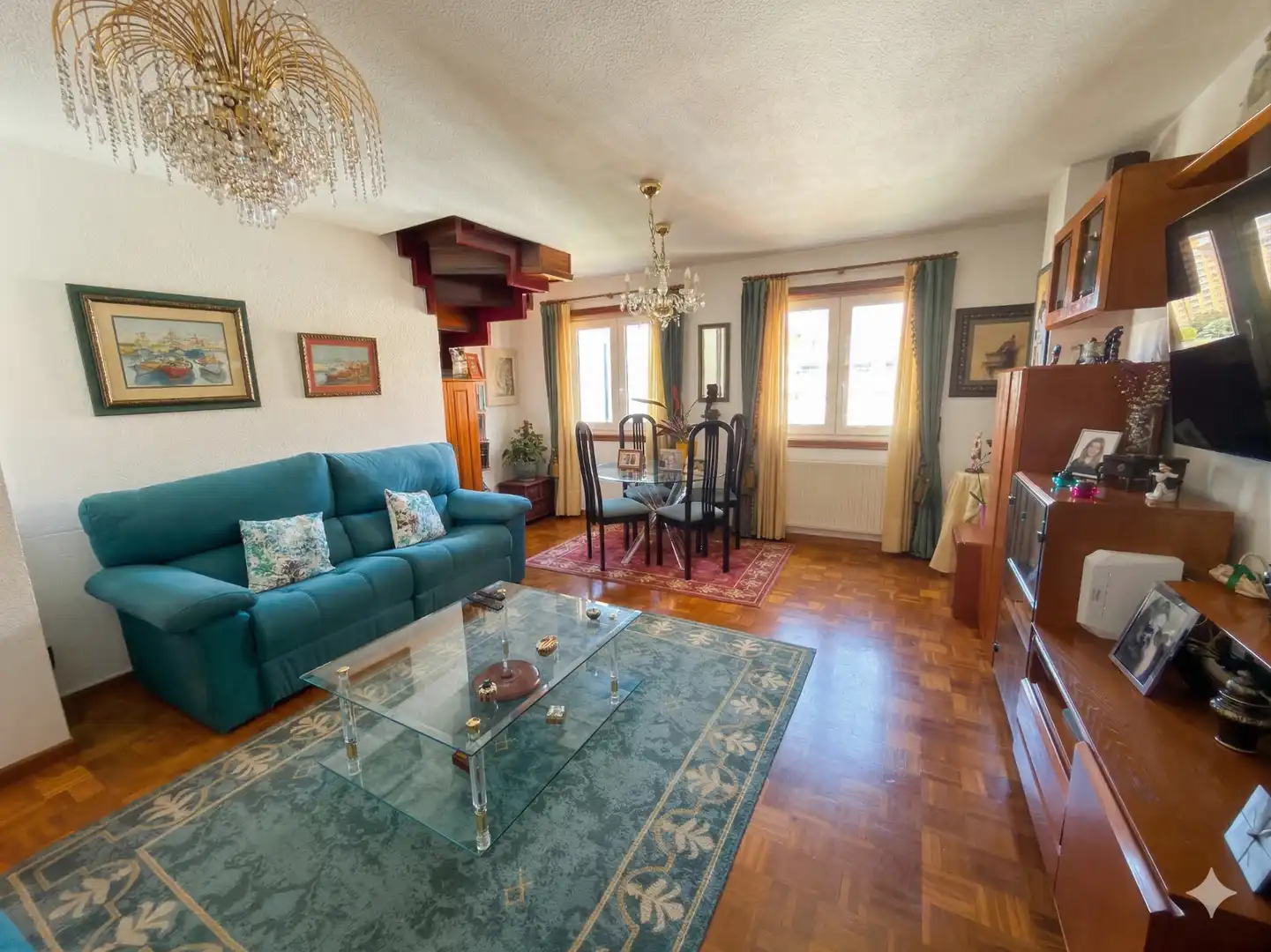 Sala de estar de Dúplex en venta en A Coruña Capital  con Amueblado
