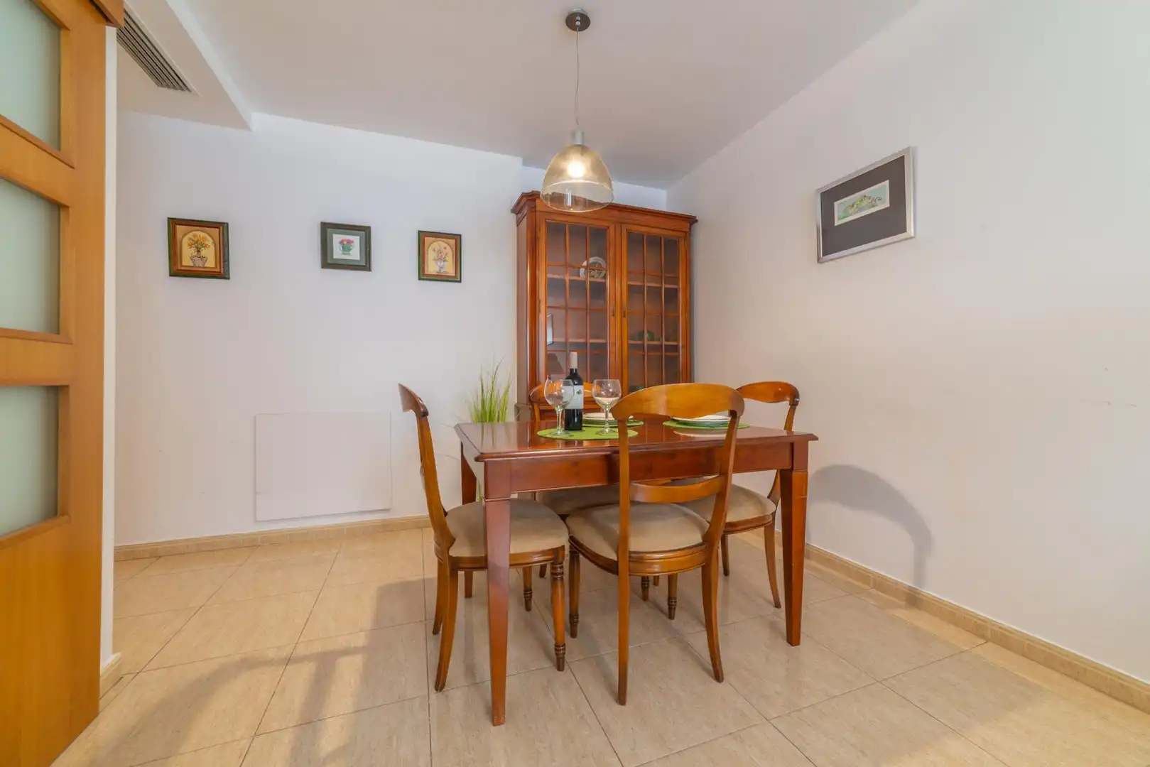 Menjador de Apartament en venda en San Javier amb Aire condicionat, Moblat i Balcó