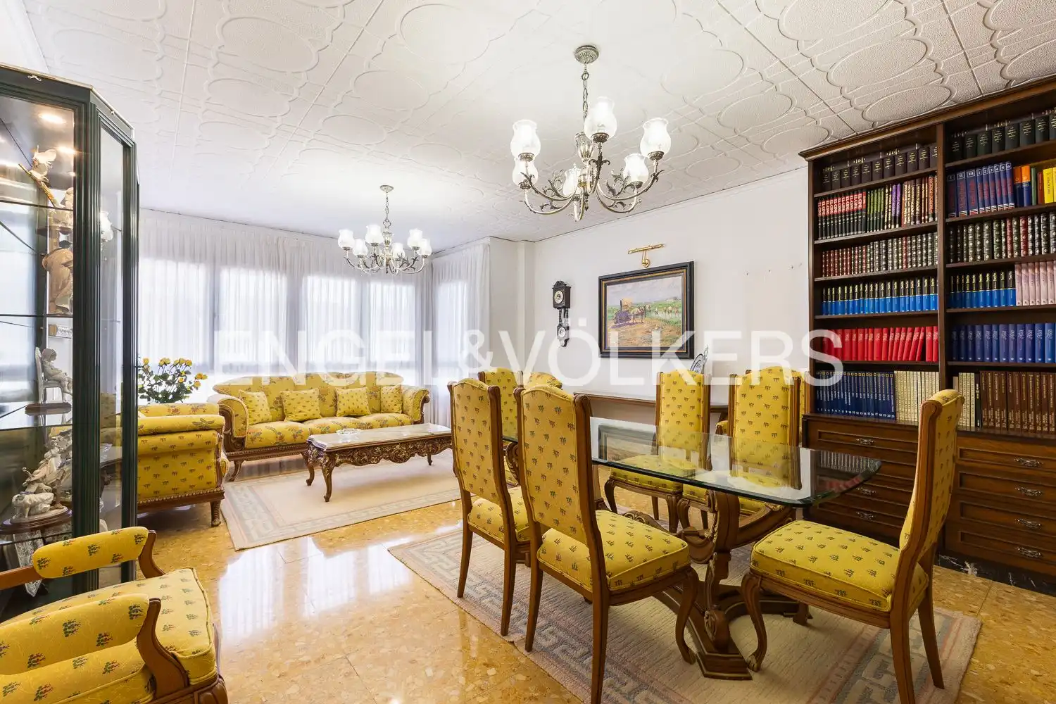 Sala de estar de Casa o chalet en venta en Alberic con Aire acondicionado, Calefacción y Terraza