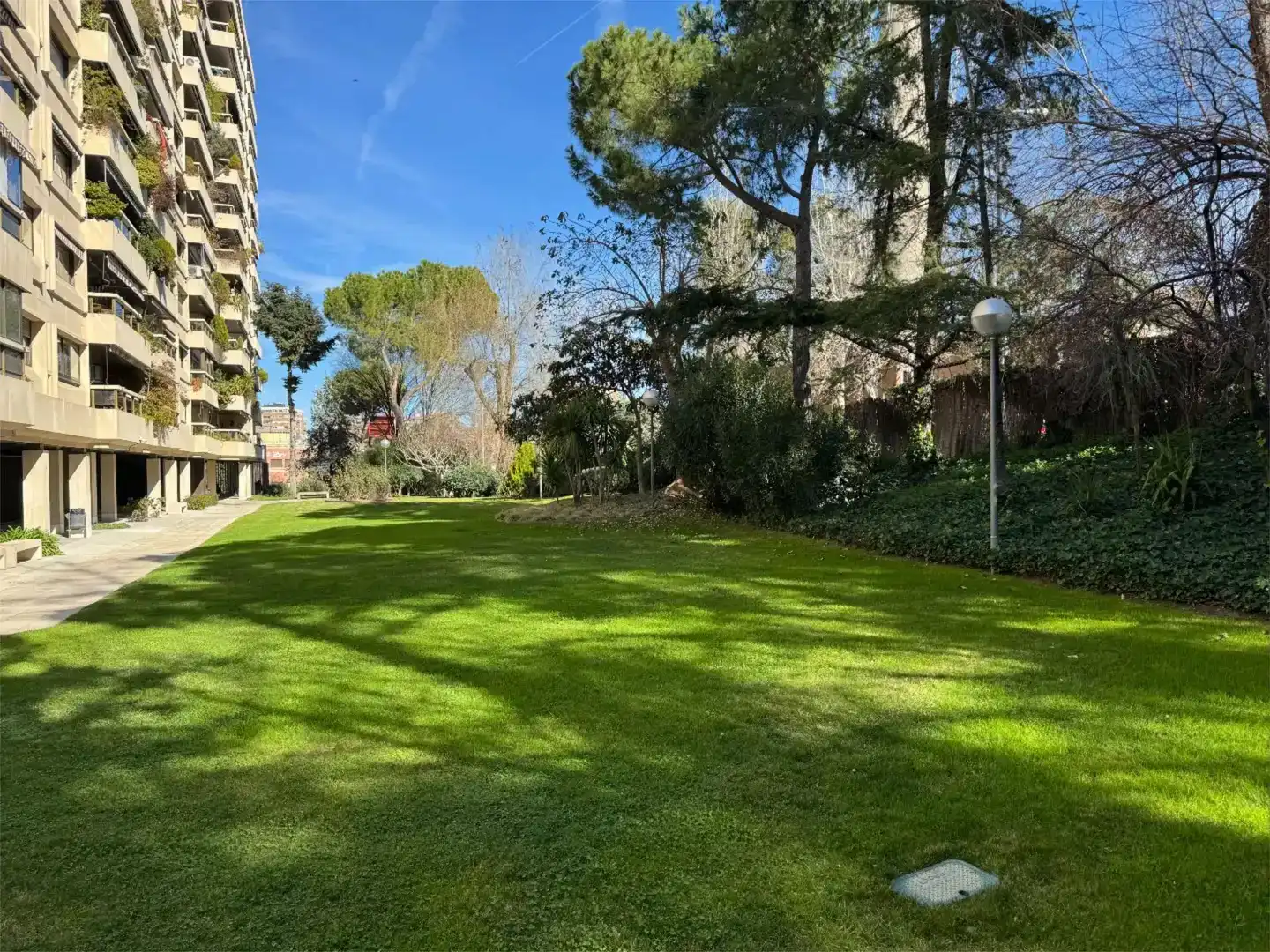 Jardín de Piso de alquiler en Madrid con Aire acondicionado, Jardín privado y Parquet