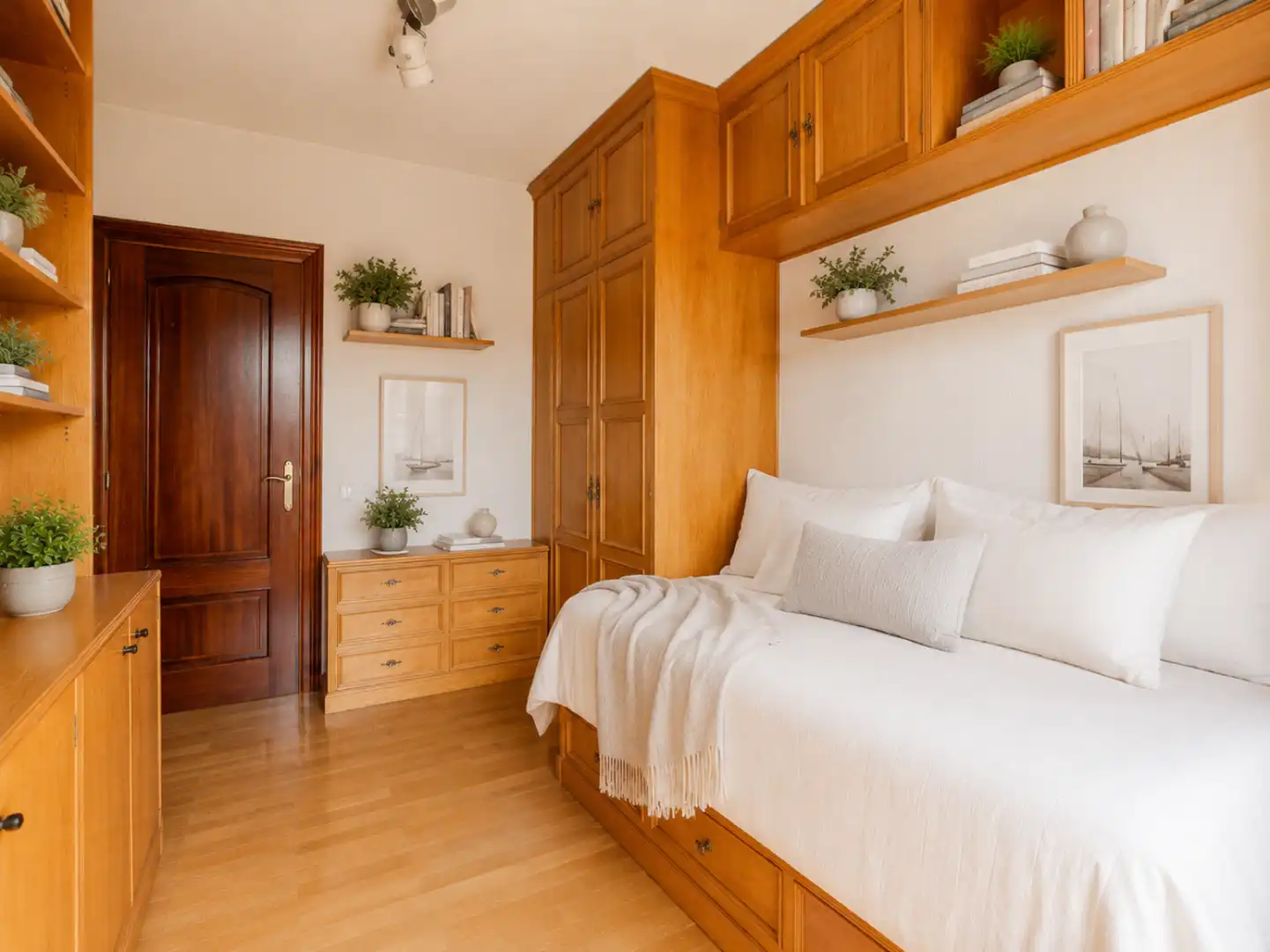 Bedroom of Attic for sale in  Pamplona / Iruña  with Heating, Parquet flooring and Terrace