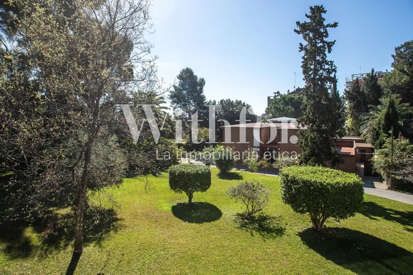Garden of Houses for rent in Esplugues de Llobregat  with Air Conditioner, Heating and Private garden