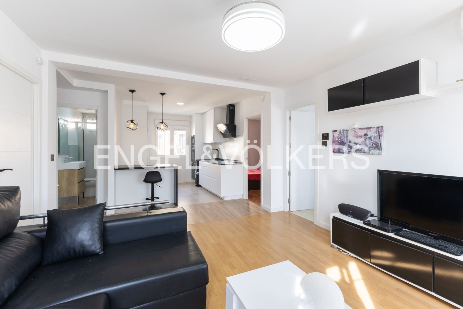 Sala de estar de Piso en venta en  Valencia Capital con Aire acondicionado, Calefacción y Jardín privado