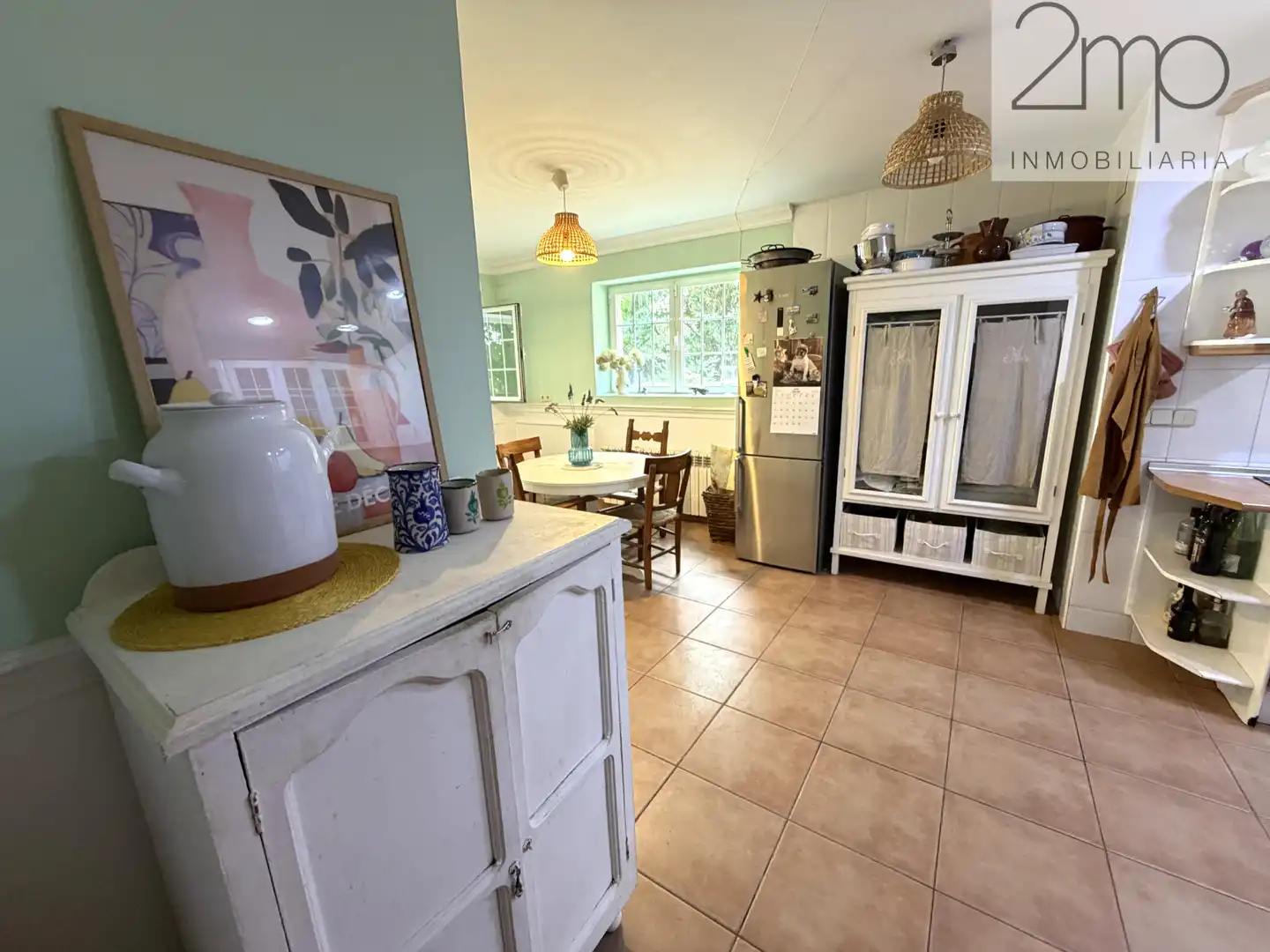 Küche von Haus oder Chalet zur Miete in Manzanares El Real mit Heizung, Privatgarten und Parkett