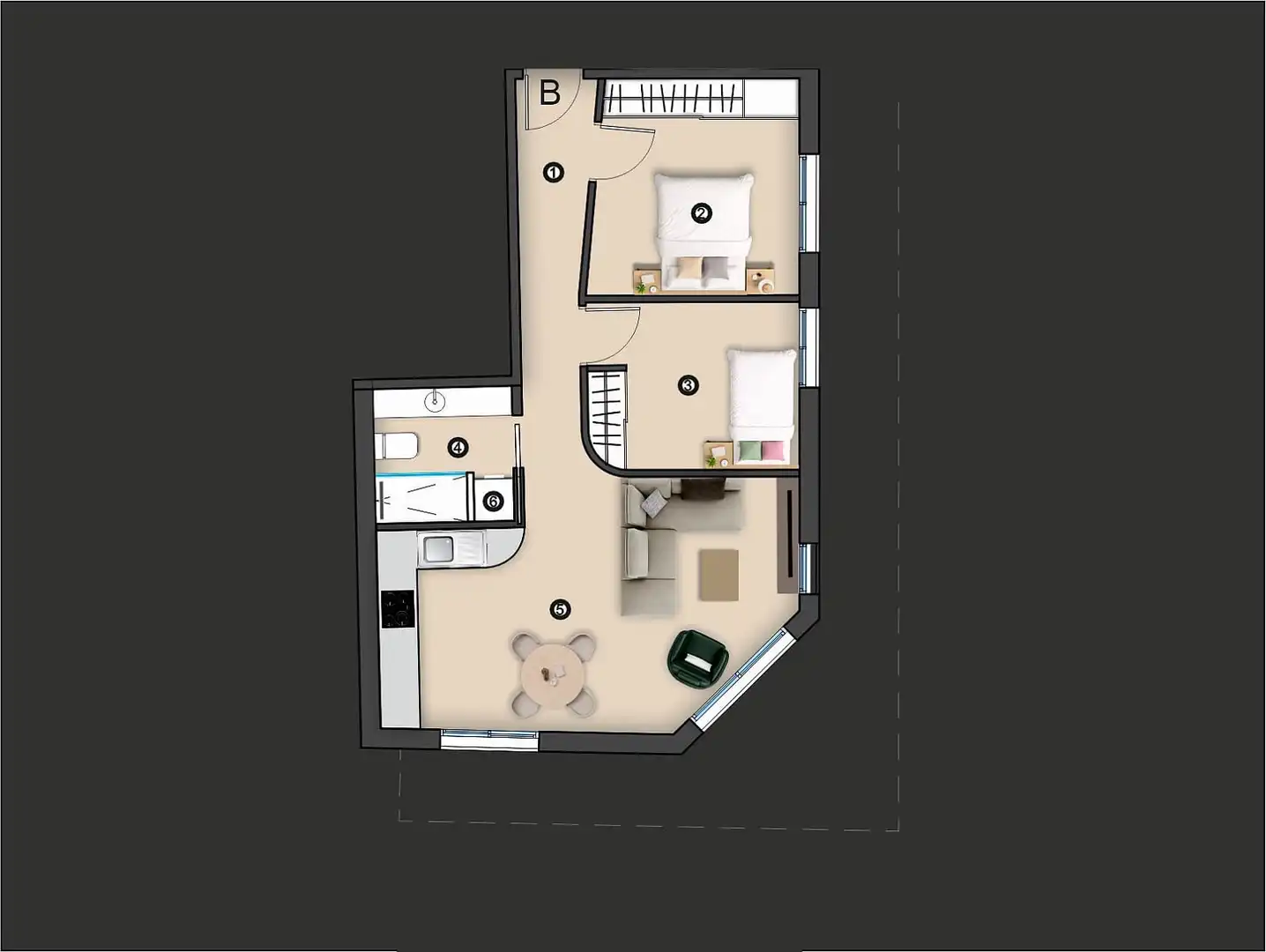 Apartament amb terrassa en venda a Centro, imagen 14