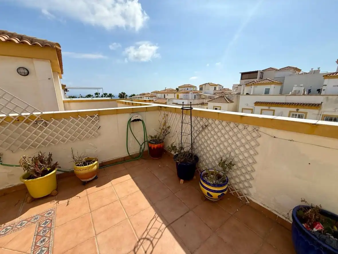 Terrasse von Wohnungen zum Verkauf in Santa Pola mit Heizung, Terrasse und Schwimmbad