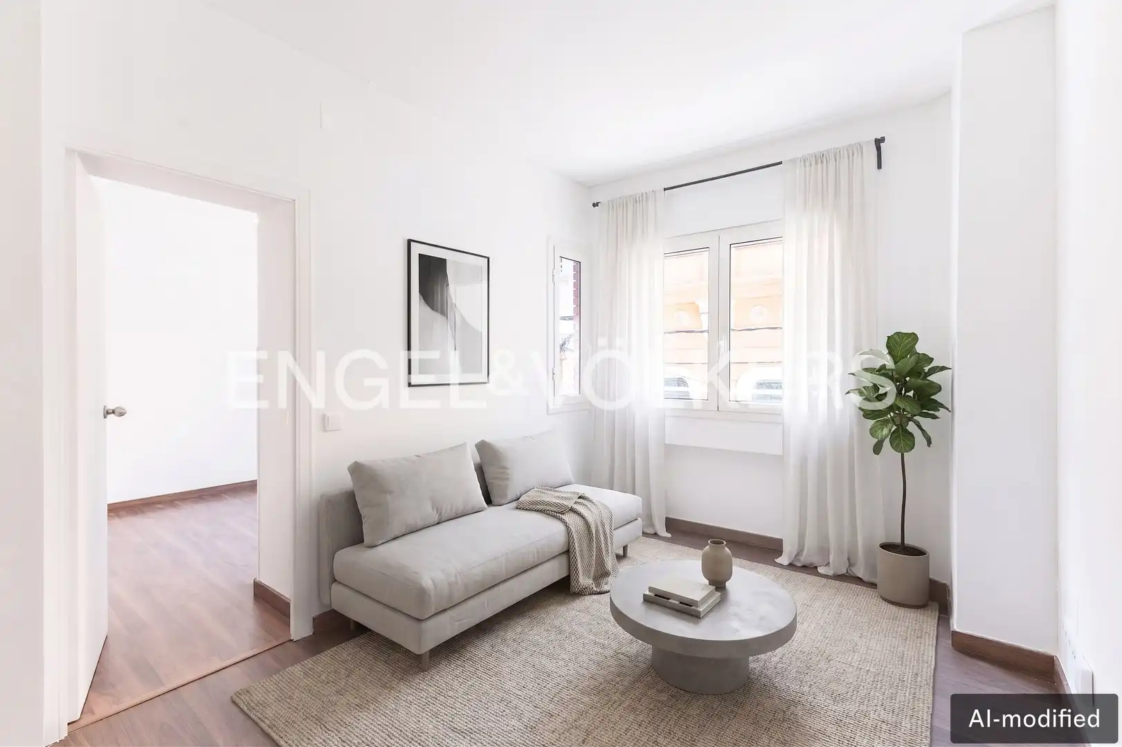 Sala de estar de Piso en venta en Sarrià - Sant Gervasi