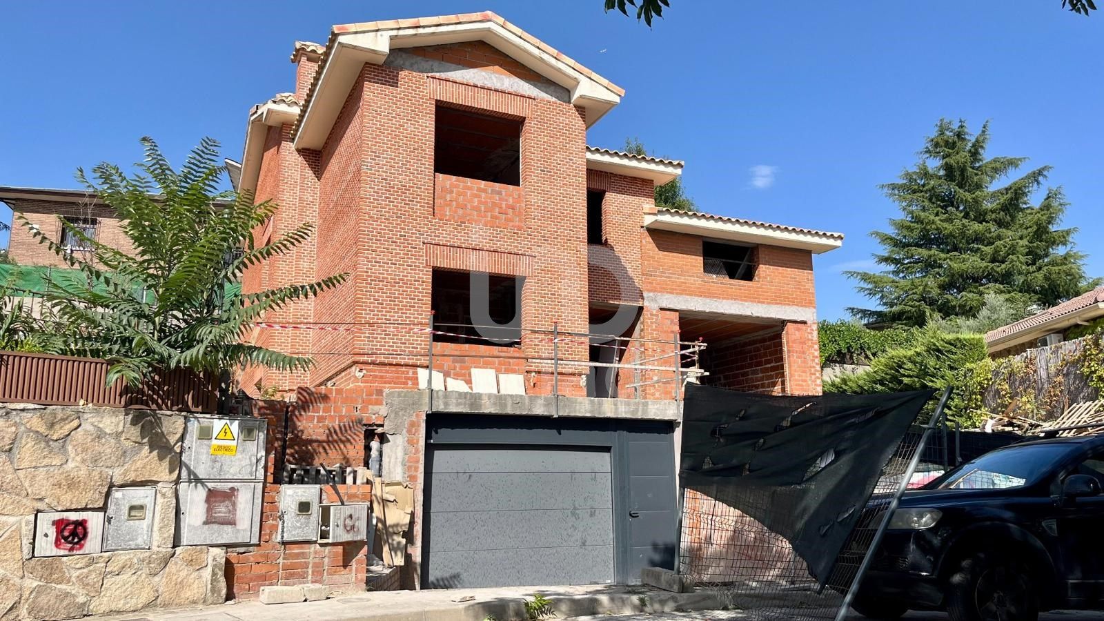 Vista exterior de Casa o xalet en venda en  Madrid Capital amb Aire condicionat, Calefacció i Piscina