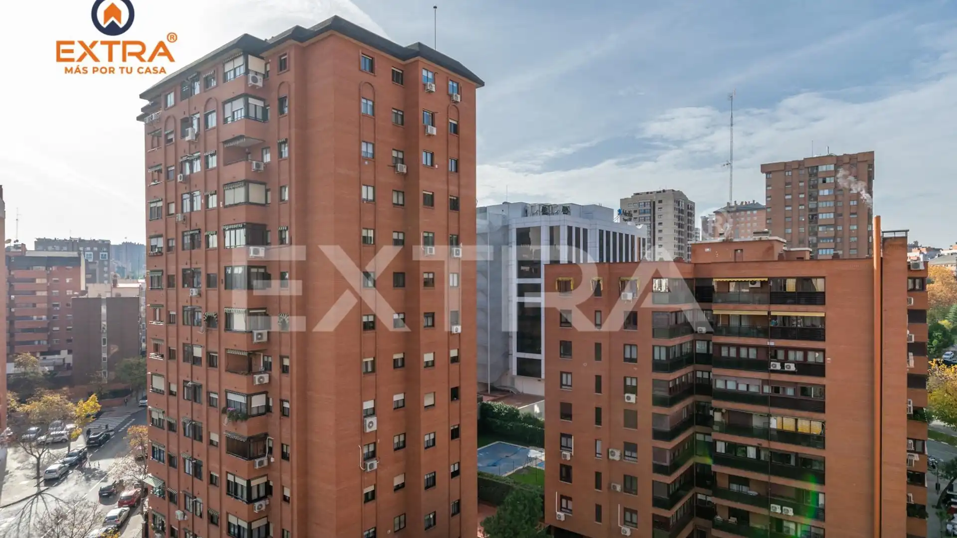 Vista exterior de Piso de alquiler en  Madrid Capital con Aire acondicionado