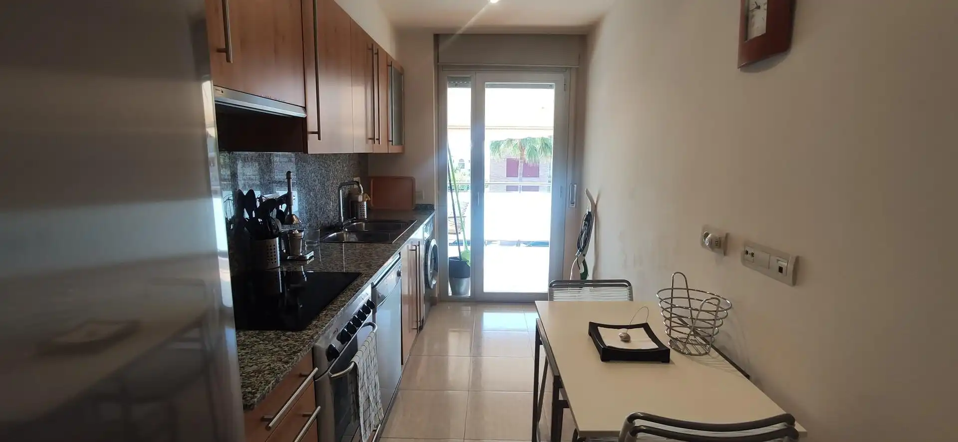 Kitchen of Flat for rent in La Ràpita  with Terrace and Furnished