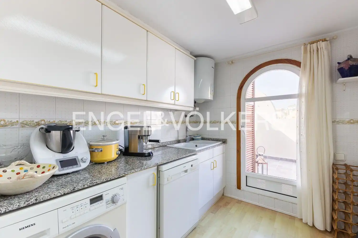 Cocina de Ático de alquiler en Cullera con Aire acondicionado, Calefacción y Parquet