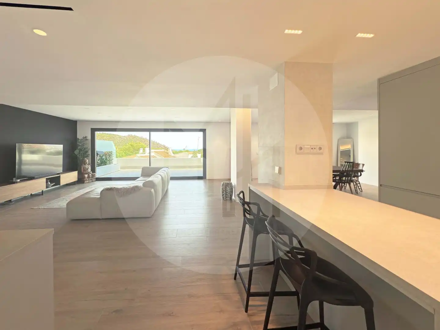 Living room of Flat for sale in Sagunto / Sagunt  with Air Conditioner, Heating and Terrace