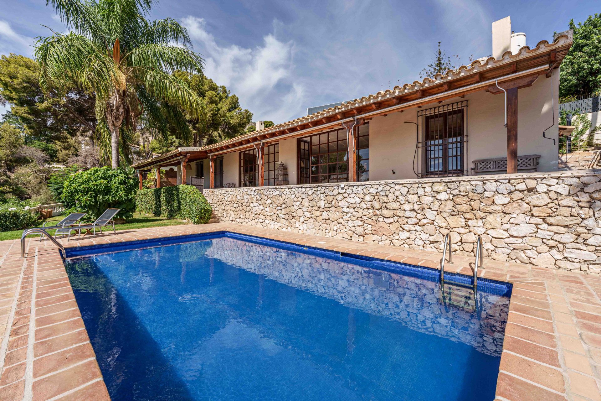 Jardí de Casa o xalet en venda en Málaga Capital amb Jardí privat, Piscina i Alarma