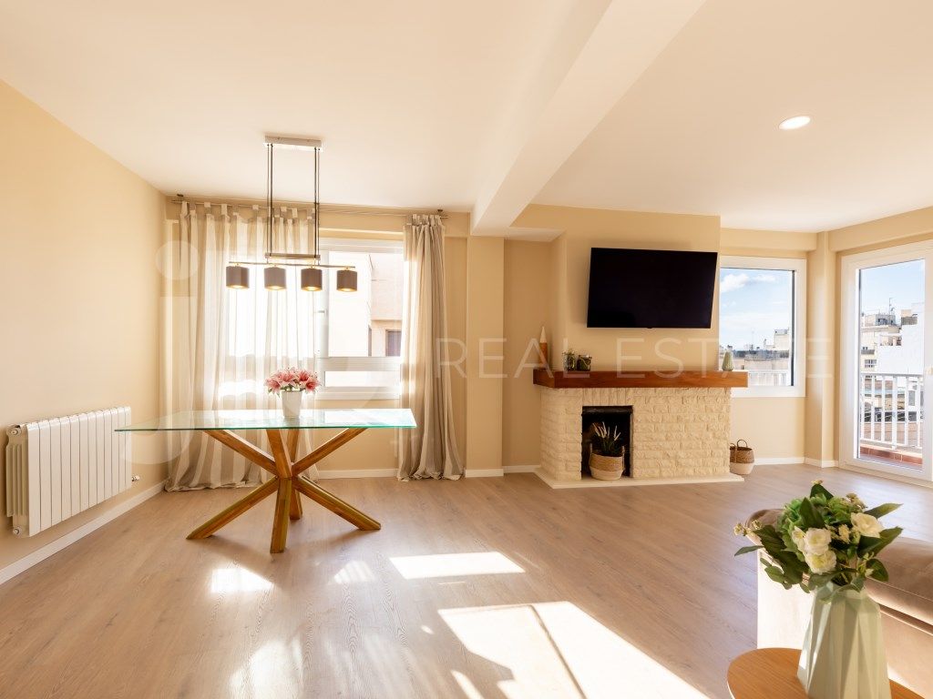 Sala d'estar de Pis en venda en  Palma de Mallorca amb Terrassa i Balcó